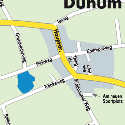 Stadtplan Dunum