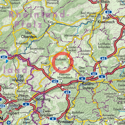 Landkarte Eßweiler