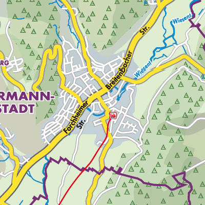 Übersichtsplan Ebermannstadt