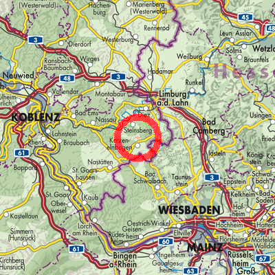 Landkarte Ebertshausen