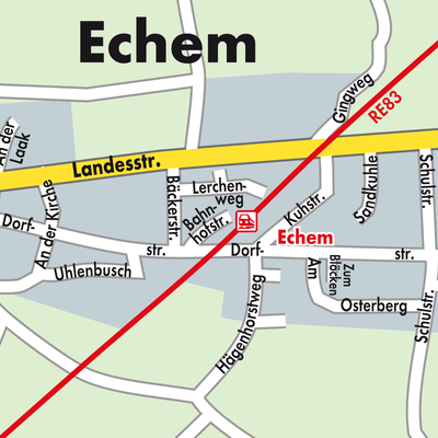 Stadtplan Echem