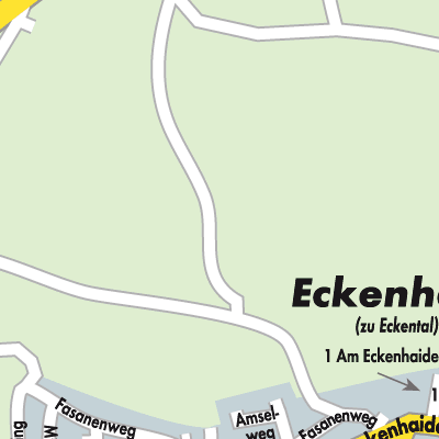 Stadtplan Eckental