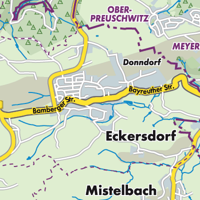 Übersichtsplan Eckersdorf