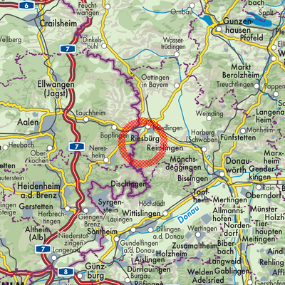 Landkarte Ederheim