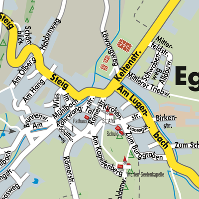 Stadtplan Eggenthal