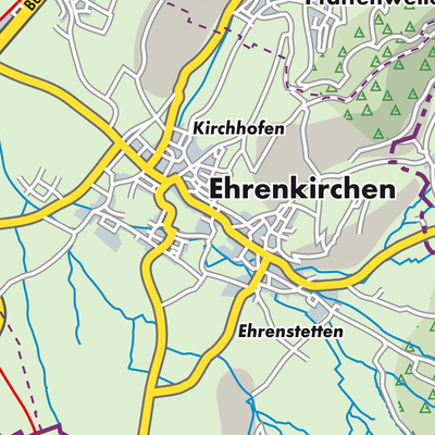Übersichtsplan Ehrenkirchen