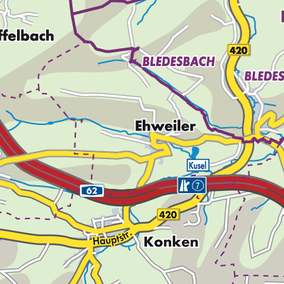 Übersichtsplan Ehweiler
