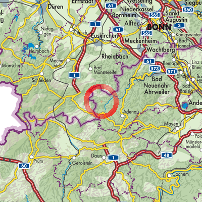 Landkarte Eichenbach