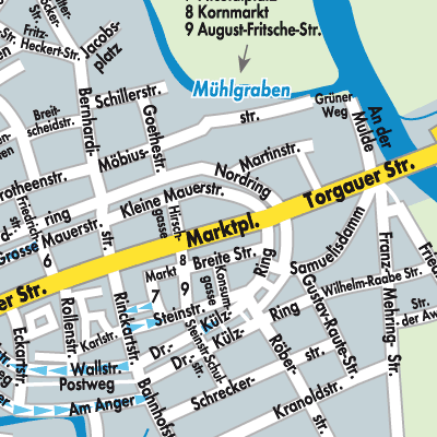 Stadtplan Eilenburg