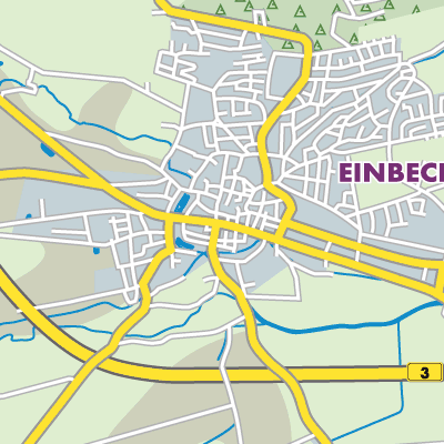 Übersichtsplan Einbeck