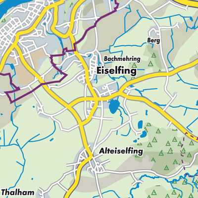 Übersichtsplan Eiselfing