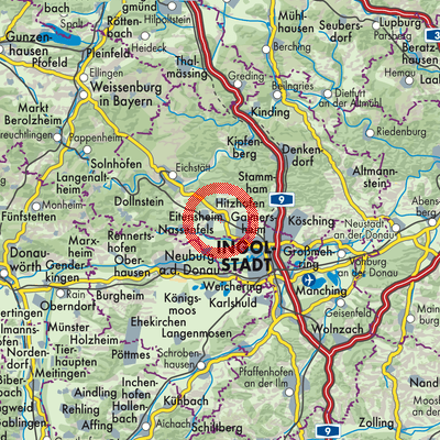 Landkarte Eitensheim
