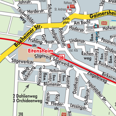 Stadtplan Eitensheim