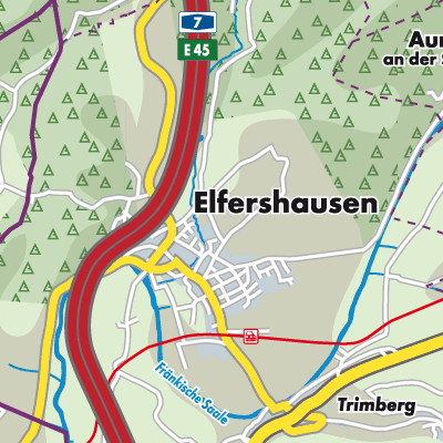 Übersichtsplan Elfershausen