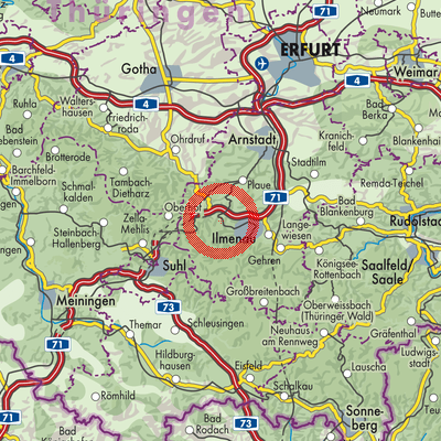Landkarte Elgersburg