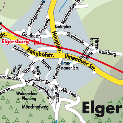 Stadtplan Elgersburg