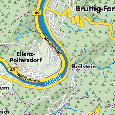 Übersichtsplan Ellenz-Poltersdorf