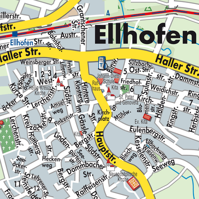 Stadtplan Ellhofen