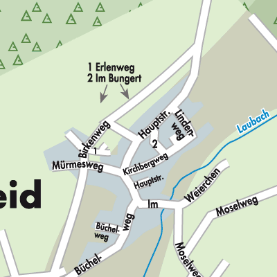 Stadtplan Ellscheid