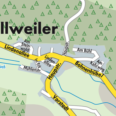 Stadtplan Ellweiler
