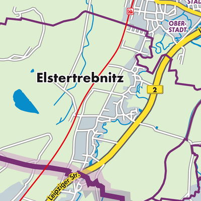 Übersichtsplan Elstertrebnitz