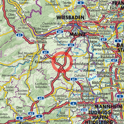Landkarte Ensheim