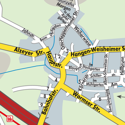Stadtplan Eppelsheim