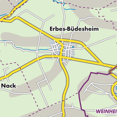 Übersichtsplan Erbes-Büdesheim