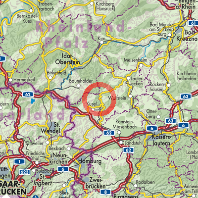 Landkarte Erdesbach