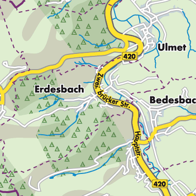 Übersichtsplan Erdesbach