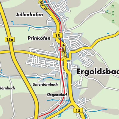 Übersichtsplan Ergoldsbach