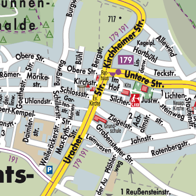 Stadtplan Erkenbrechtsweiler