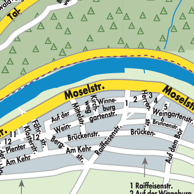 Stadtplan Ernst