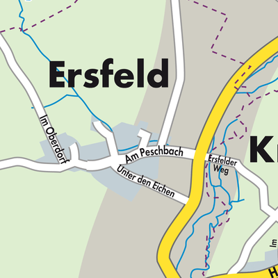 Stadtplan Ersfeld