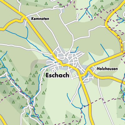 Übersichtsplan Eschach