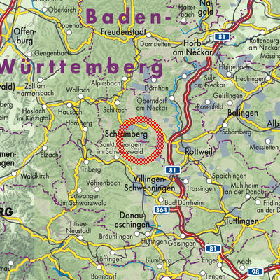 Landkarte Eschbronn