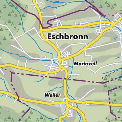 Übersichtsplan Eschbronn