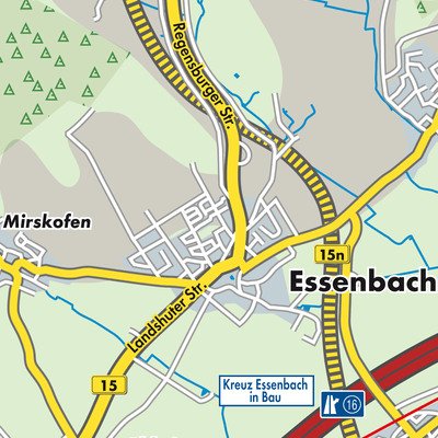 Übersichtsplan Essenbach