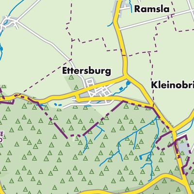Übersichtsplan Ettersburg