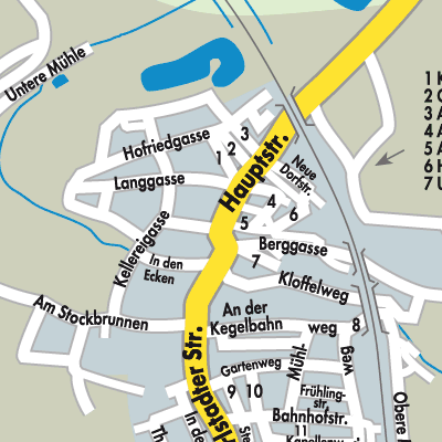Stadtplan Eußenheim