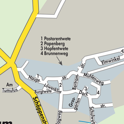 Stadtplan Evessen