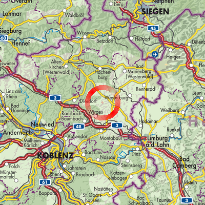 Landkarte Ewighausen
