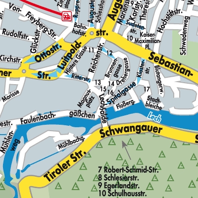 Stadtplan Füssen