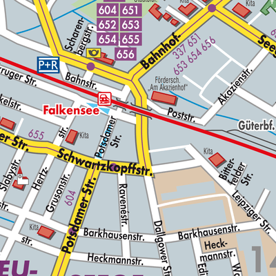 Stadtplan Falkensee