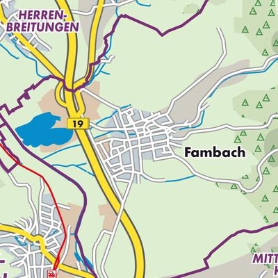 Übersichtsplan Fambach
