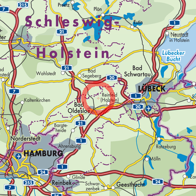 Landkarte Feldhorst