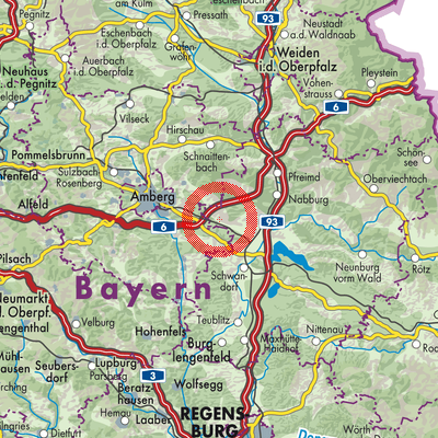 Landkarte Fensterbach