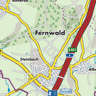 Übersichtsplan Fernwald
