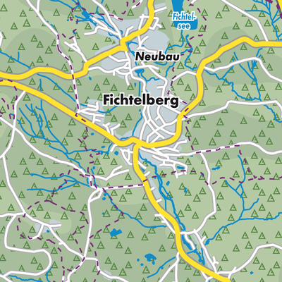 Übersichtsplan Fichtelberg