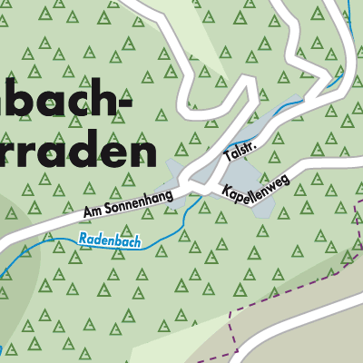 Stadtplan Fischbach-Oberraden